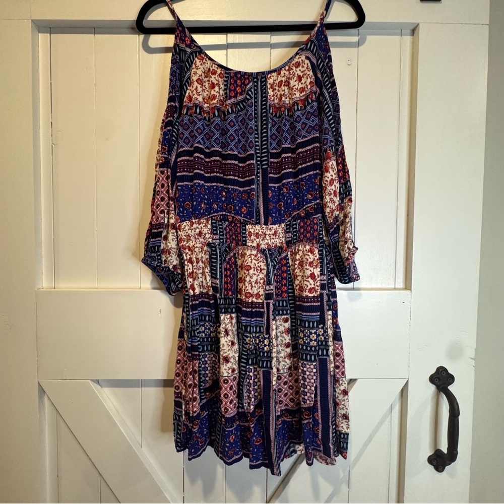 Bohemian Patchwork Dress - Picture 6 of 7